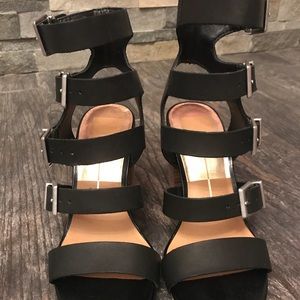 Dolce Vita Block Heels Black 7.5
